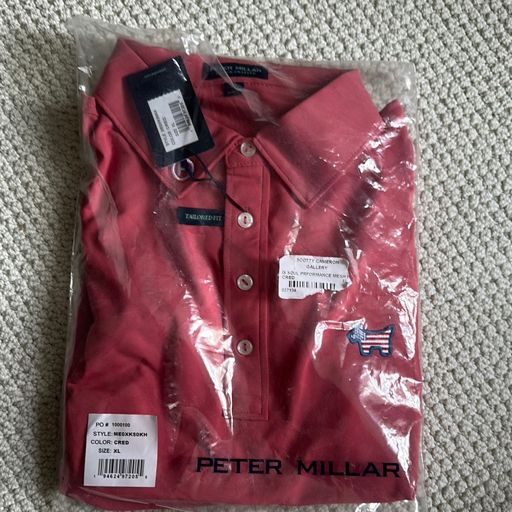 Scotty Cameron Red Polo Shirt Classic Style